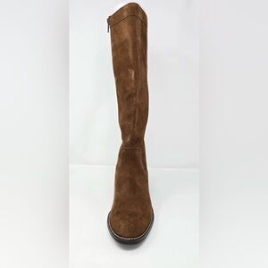 New White Mountain Altitude Hazel Suede Stack Heel Tall Boots Women’s 6M